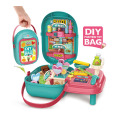 Preschool Musical Kitchen Play Cooking Toy Set hand Bag For girl and Boys With Light